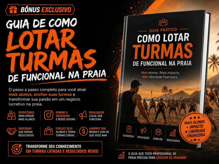 Guia de Como Lotar Turmas de Funcional na Praia